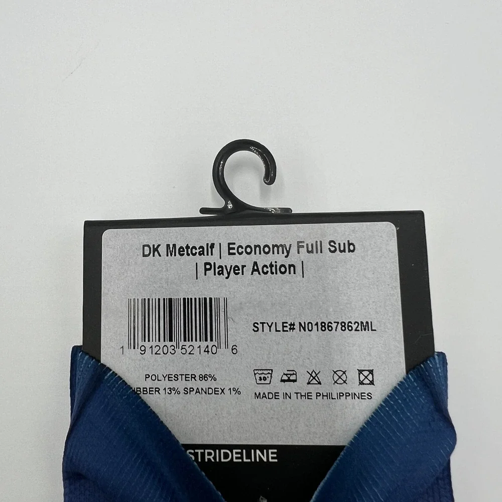 Strideline DK Metcalf Seattle Seahawks NFL Player Action Crew Socks M/L‎ NEW